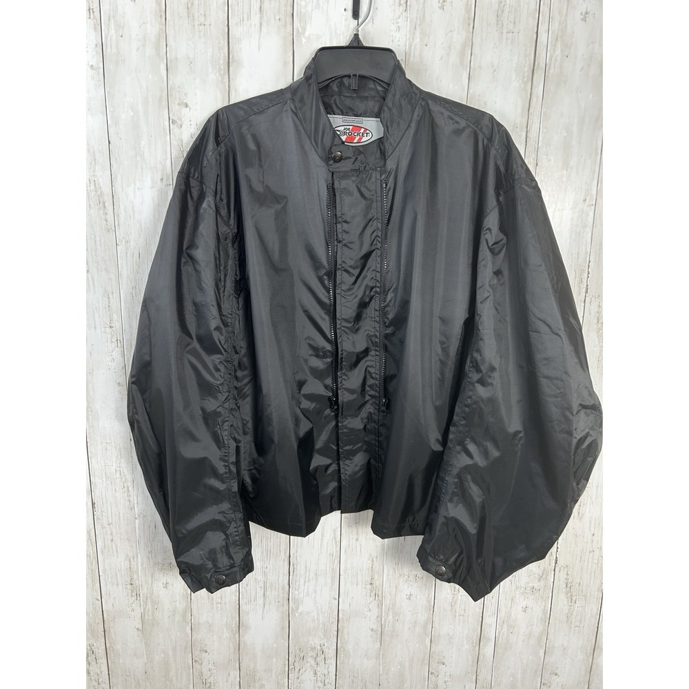 Joe Rocket Black Windbreaker Jacket